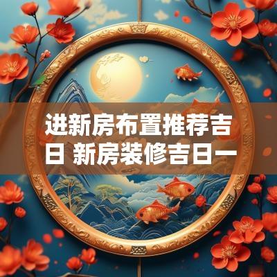 进新房布置推荐吉日 新房装修吉日一览表