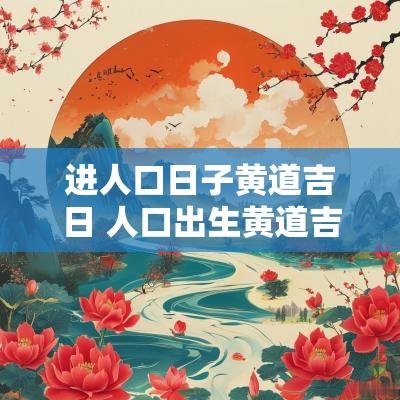 进人口日子黄道吉日 人口出生黄道吉日