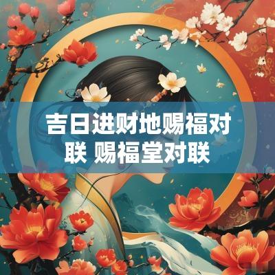 吉日进财地赐福对联 赐福堂对联