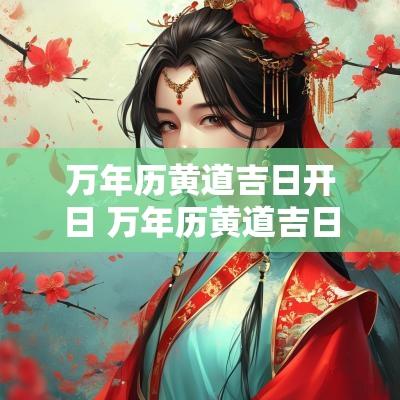 万年历黄道吉日开日 万年历黄道吉日立春时间