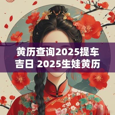 黄历查询2025提车吉日 2025生娃黄历吉日查询