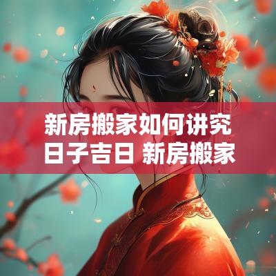 新房搬家如何讲究日子吉日 新房搬家的正确方法