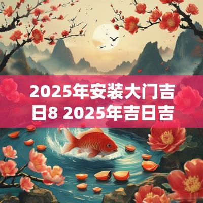 2025年安装大门吉日8 2025年吉日吉时大全表