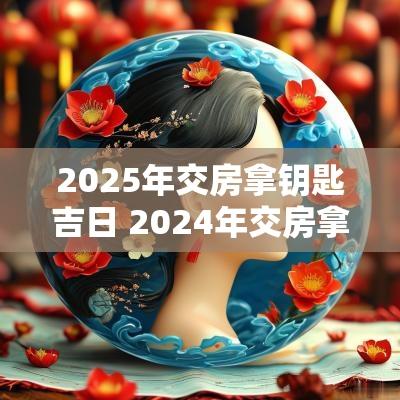 2025年交房拿钥匙吉日 2025年交房拿钥匙吉日一览表
