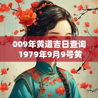 009年黄道吉日查询 1979年9月9号黄道吉日