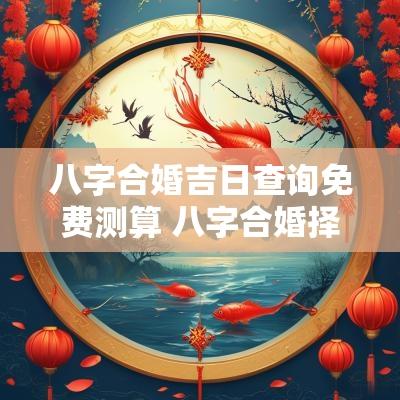 八字合婚吉日查询免费测算 八字合婚择吉日方法