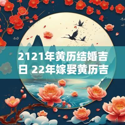 2121年黄历结婚吉日 22年嫁娶黄历吉日查询