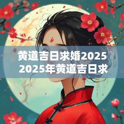 黄道吉日求婚2025 2025年黄道吉日求婚