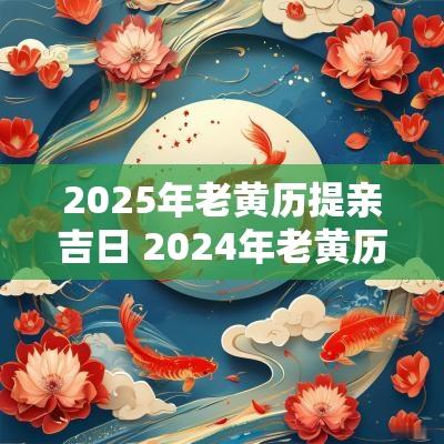 2025年老黄历提亲吉日 2025年老黄历阴历11月提亲日