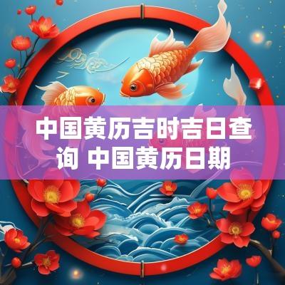 中国黄历吉时吉日查询 中国黄历日期