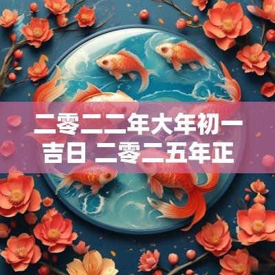 二零二二年大年初一吉日 二零二五年正月里的良辰吉日