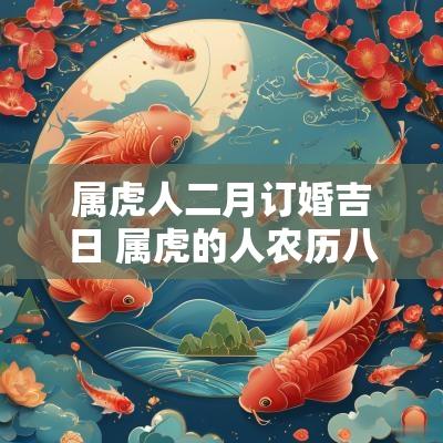 属虎人二月订婚吉日 属虎的人农历八月订婚吉日