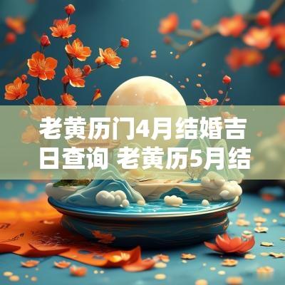 老黄历门4月结婚吉日查询 老黄历5月结婚吉日
