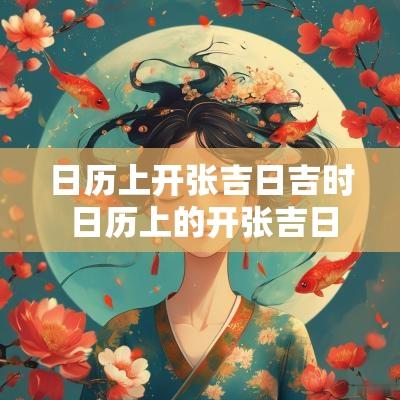 日历上开张吉日吉时 日历上的开张吉日