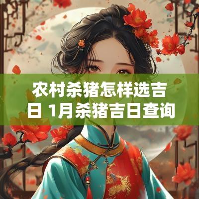 农村杀猪怎样选吉日 1月杀猪吉日查询表
