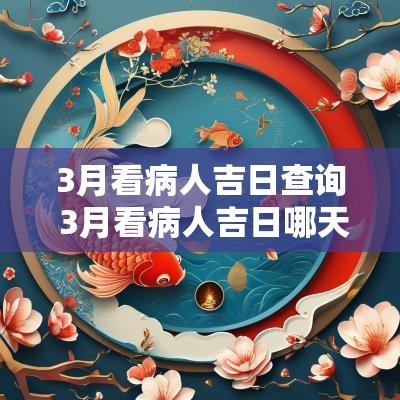 3月看病人吉日查询 3月看病人吉日哪天好一点