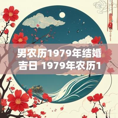 男农历1979年结婚吉日 1979年农历12月5日结婚吉日查询