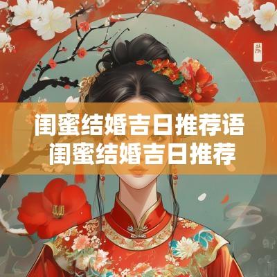 闺蜜结婚吉日推荐语 闺蜜结婚吉日推荐文案