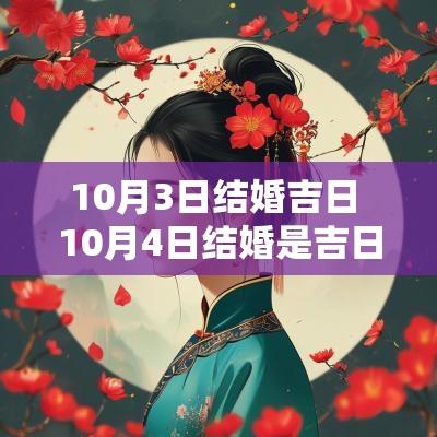 10月3日结婚吉日 10月4日结婚是吉日吗