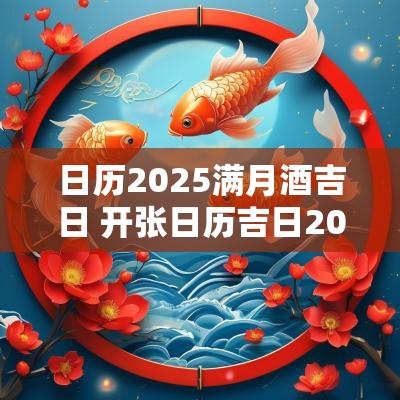 日历2025满月酒吉日 开张日历吉日2025