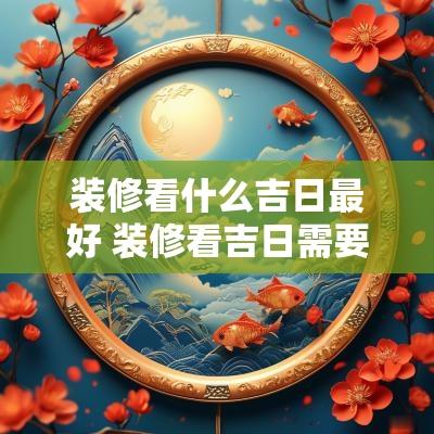 装修看什么吉日最好 装修看吉日需要买什么