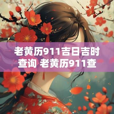 老黄历911吉日吉时查询 老黄历911查询2025年黄道吉日