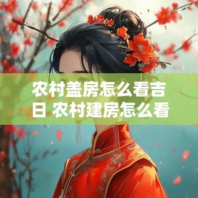 农村盖房怎么看吉日 农村建房怎么看日子动土