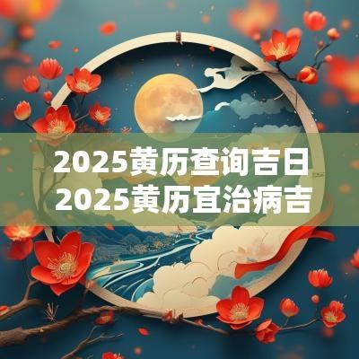 2025黄历查询吉日 2025黄历宜治病吉日