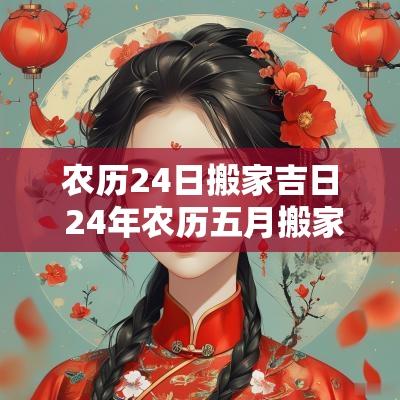 农历24日搬家吉日 24年农历五月搬家吉日