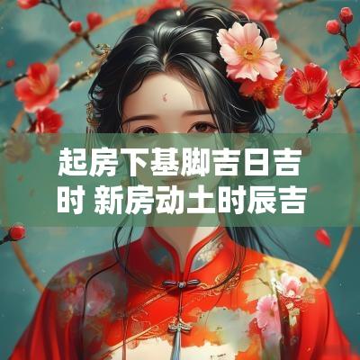 起房下基脚吉日吉时 新房动土时辰吉日查询表