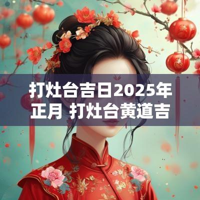打灶台吉日2025年正月 打灶台黄道吉日2025年