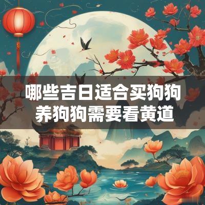 哪些吉日适合买狗狗 养狗狗需要看黄道吉日吗