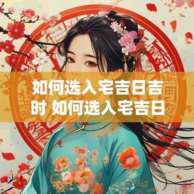 如何选入宅吉日吉时 如何选入宅吉日吉时最好