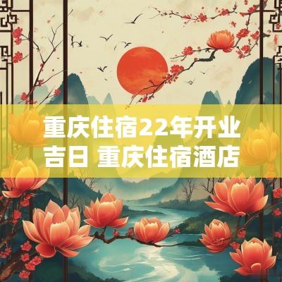 重庆住宿22年开业吉日 重庆住宿酒店2025年开业