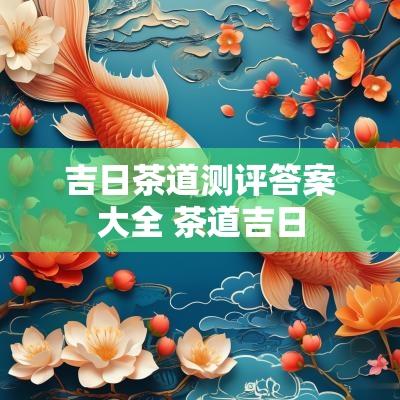 吉日茶道测评答案大全 茶道吉日