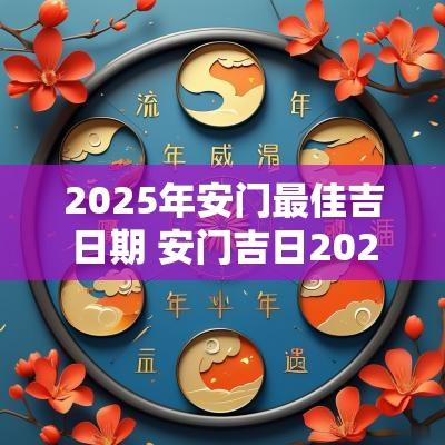 2025年安门最佳吉日期 安门吉日2025年农历正月