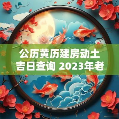 公历黄历建房动土吉日查询 2025年老黄历建房动土吉日查询
