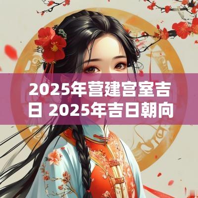 2025年营建宫室吉日 2025年吉日朝向