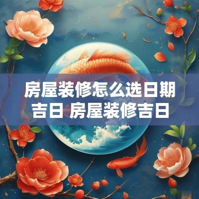 房屋装修怎么选日期吉日 房屋装修吉日做什么仪式