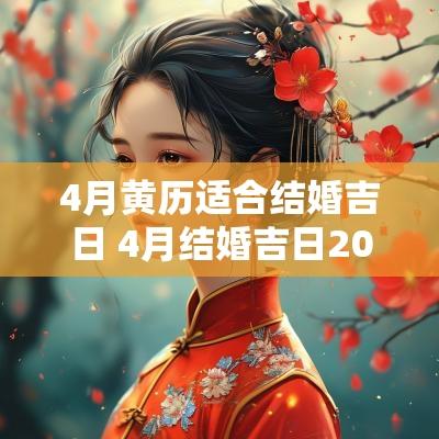 4月黄历适合结婚吉日 4月结婚吉日2025