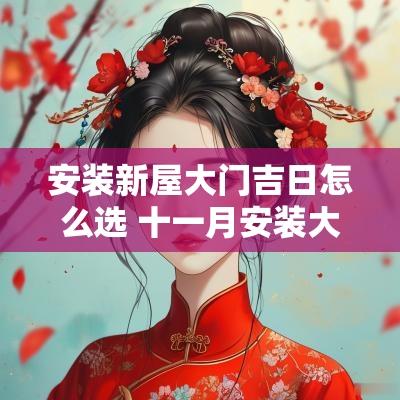 安装新屋大门吉日怎么选 十一月安装大门的吉日