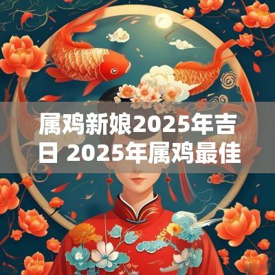 属鸡新娘2025年吉日 2025年属鸡最佳开工吉日