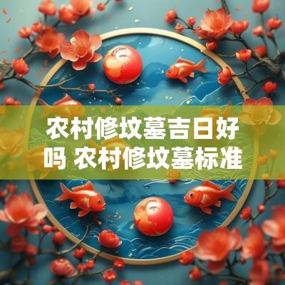 农村修坟墓吉日好吗 农村修坟墓标准尺寸