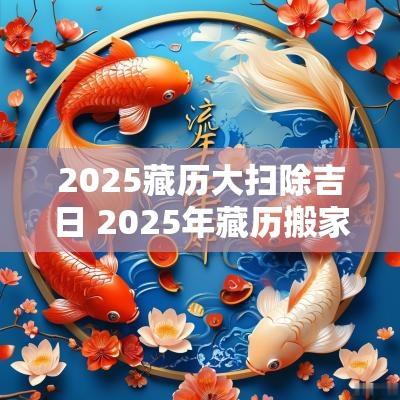 2025藏历大扫除吉日 2025年藏历搬家吉日