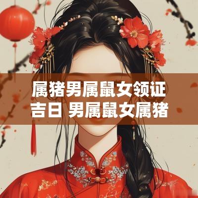 属猪男属鼠女领证吉日 男属鼠女属猪农历哪个月订婚好