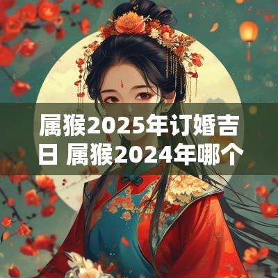 属猴2025年订婚吉日 属猴2025年哪个月订婚最好
