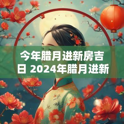 今年腊月进新房吉日 2025年腊月进新房最佳吉日
