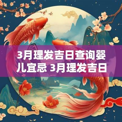 3月理发吉日查询婴儿宜忌 3月理发吉日查询2025年