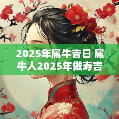 2025年属牛吉日 属牛人2025年做寿吉日