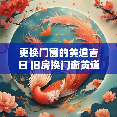 更换门窗的黄道吉日 旧房换门窗黄道吉日